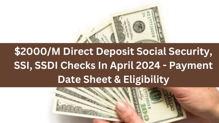 M Direct Deposit Social Security Ssi Ssdi Checks In May