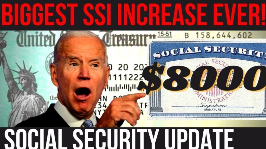 8000 SSI Increase 2024 in May Check New Bill For Social Security